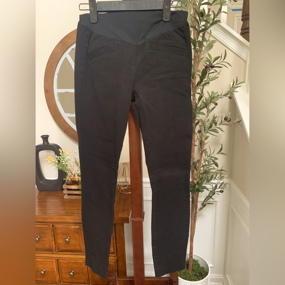 Gap maternity women’s size 00 regular full panel black skinny pants